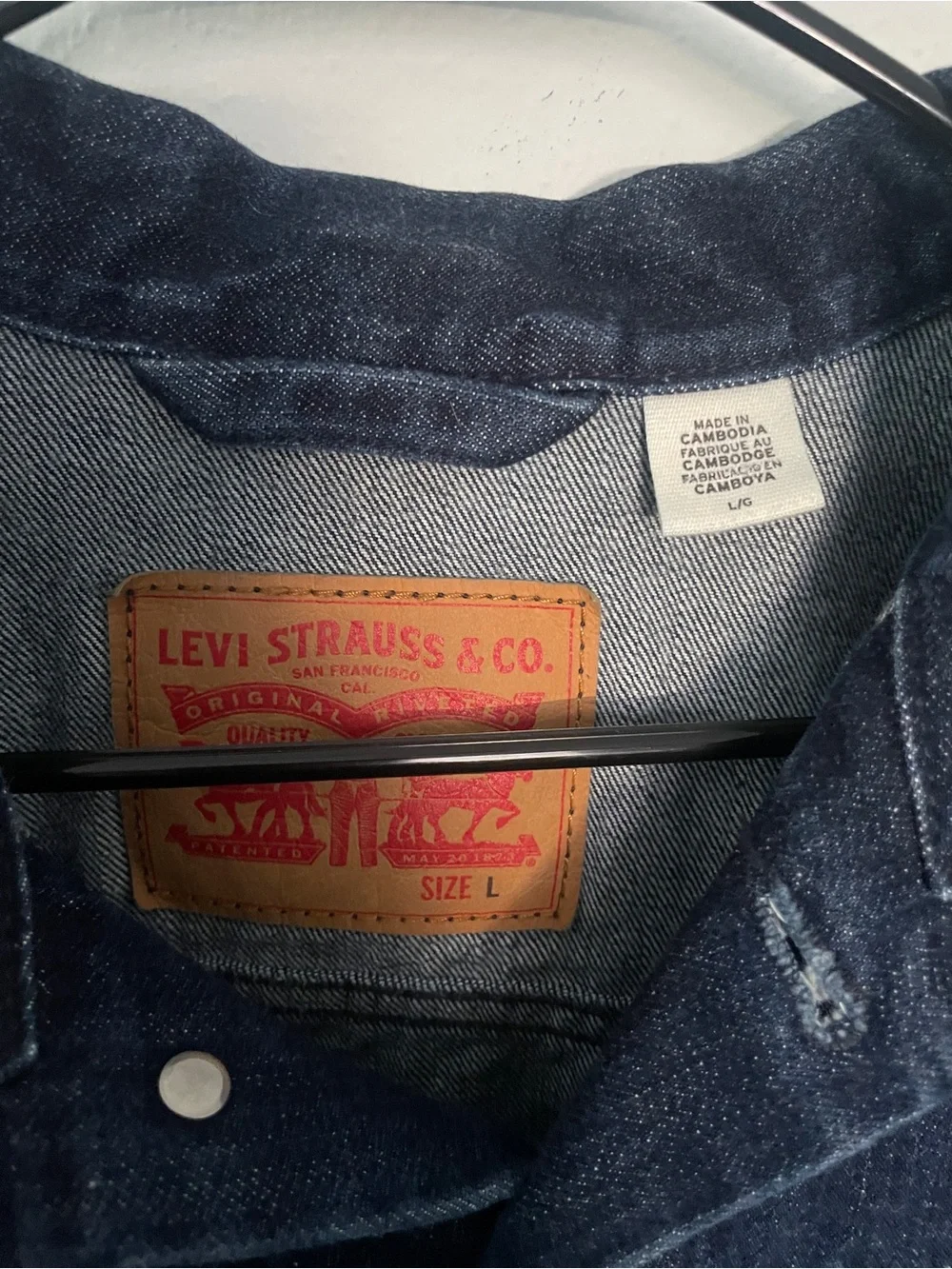 Levi's Men's Dark Blue Denim Trucker Jacket